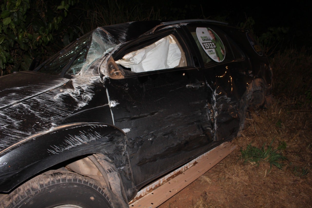 Veículo com candidato a deputado estadual se envolve em acidente em Sinop