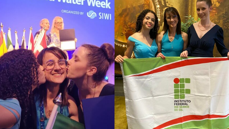 Brasileiras criadoras de absorventes sustentáveis ganham prêmio na Suécia