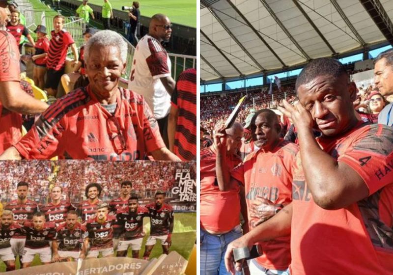 Flamengo leva pessoas em situação de rua para ver jogo no Maracanã e emociona. VÍDEO