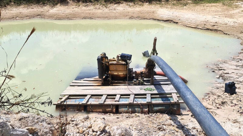 Fiscalização fecha garimpo ilegal e aplica multa de R$ 500 mil em Guarantã do Norte