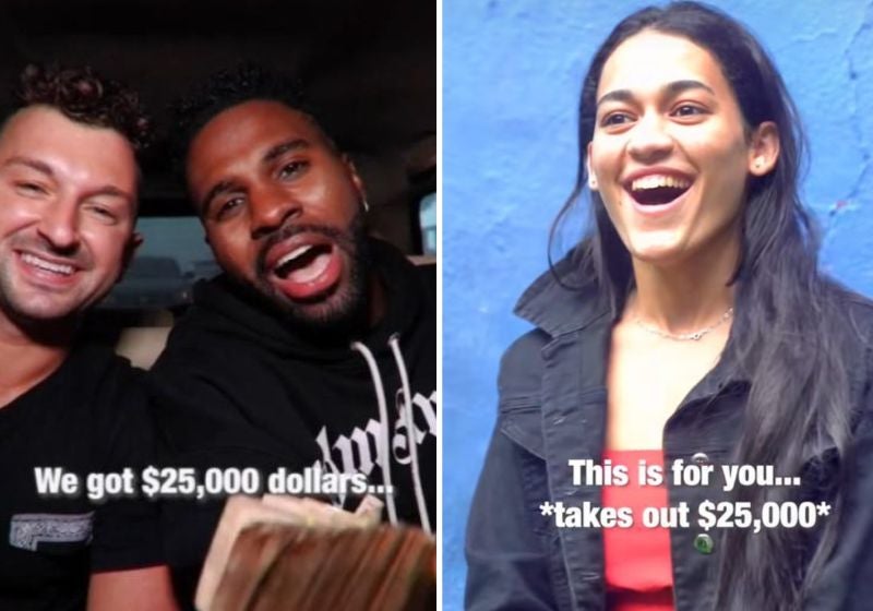 Cantor Jason Derulo doa R$100 mil para mãe solo em comunidade do Rio. VÍDEO