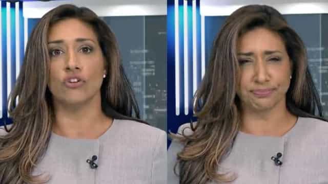 Jornalista engole mosca ao vivo e brinca com seus ’15 minutos de fama’