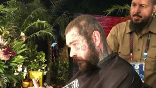 Barbeiro que ganhou R$ 2.600 de Post Malone diz atender de graça no Rock in Rio