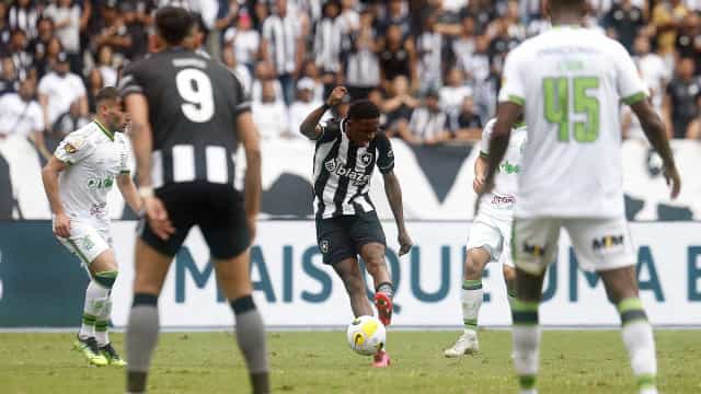 Botafogo só empata com o América-MG e perde chance de embalar no Brasileirão