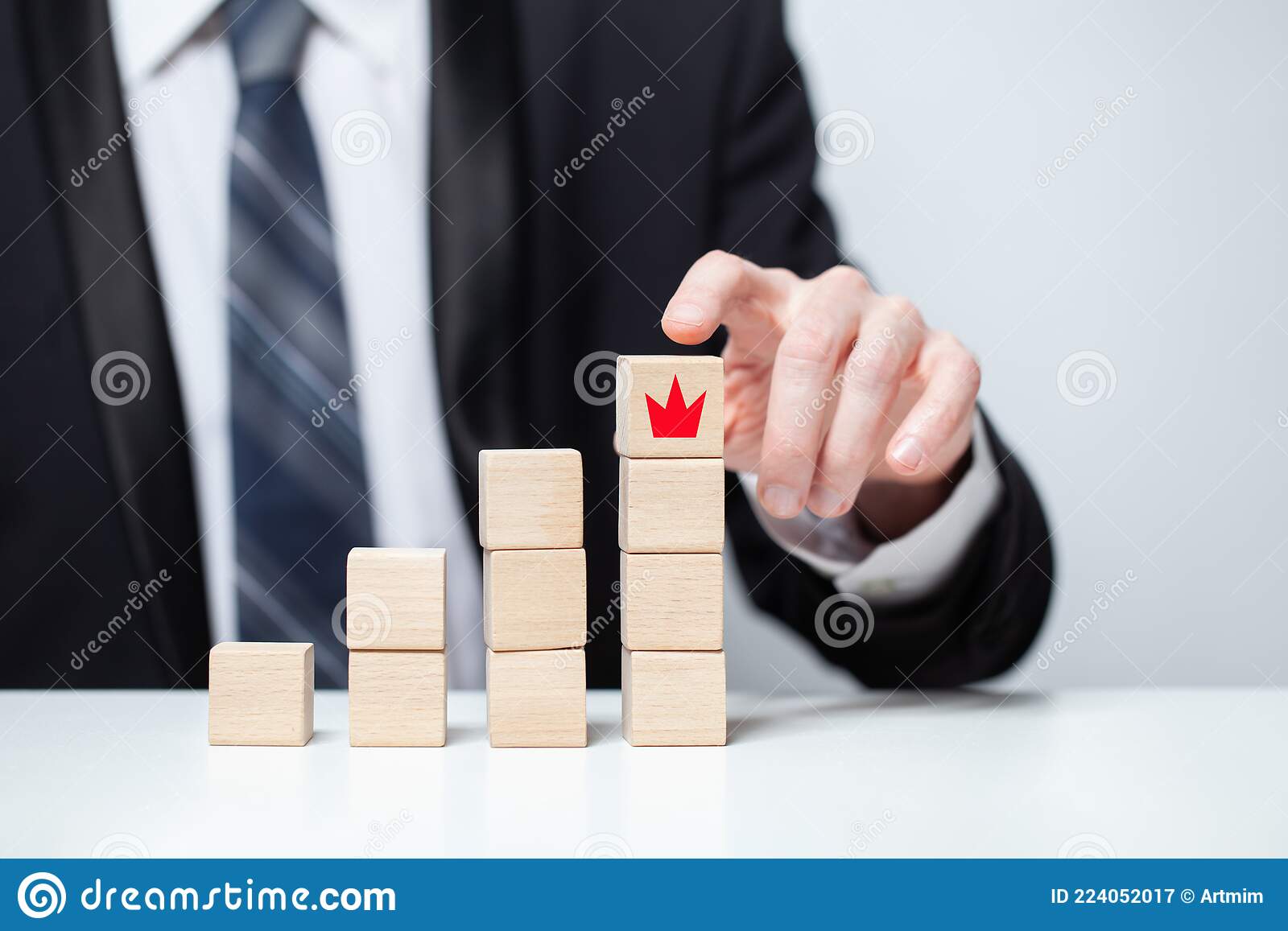 A seleção do líder