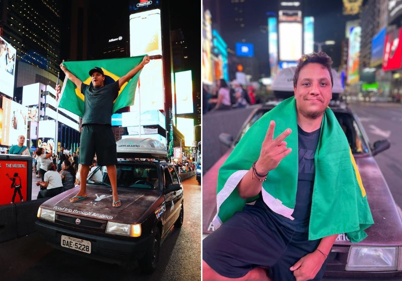 Brasileiro vence depressão e chega à Times Square de Uno