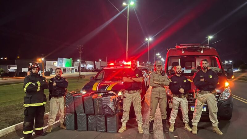 Em Guarantã do Norte PRF apreende 340kg de cocaína escondida em fundo falso de caminhão baú