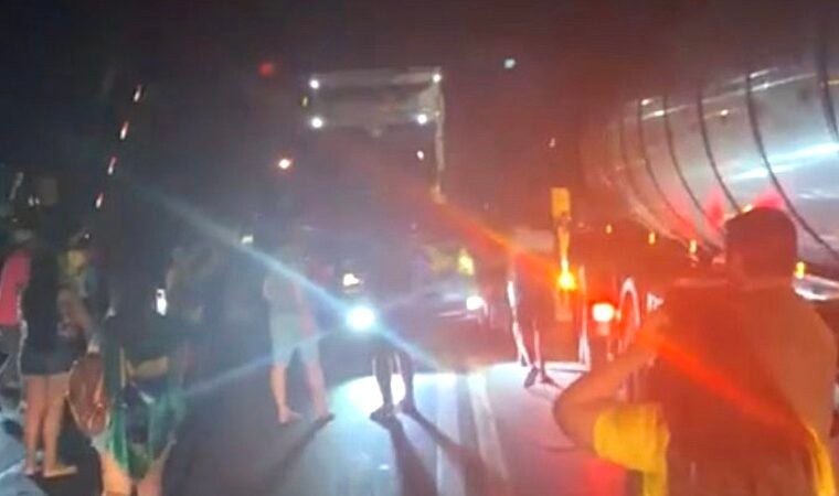 BR-163 tem bloqueio em Sinop, Lucas do Rio Verde, Sorriso e Nova Mutum em protesto contra resultado da eleição