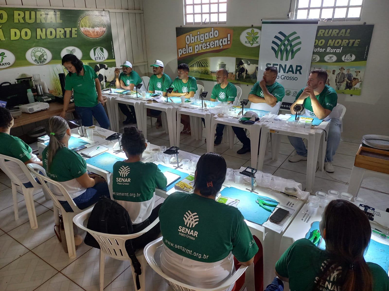 Sindicato Rural de Guarantã do Norte e Senar realizaram o curso de classificação de produtos de origem vegetal Soja e Milho