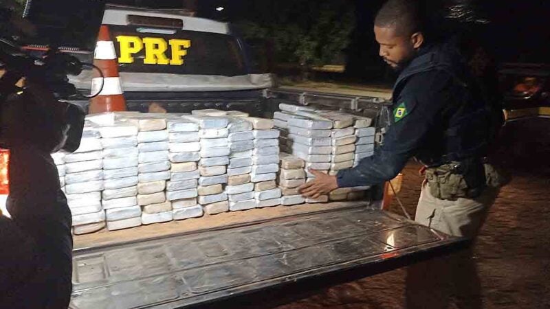300 Kg de Cocaína foram apreendidos pela PRF em Abordagem a caminhão caçamba que ia para Guarantã do Norte