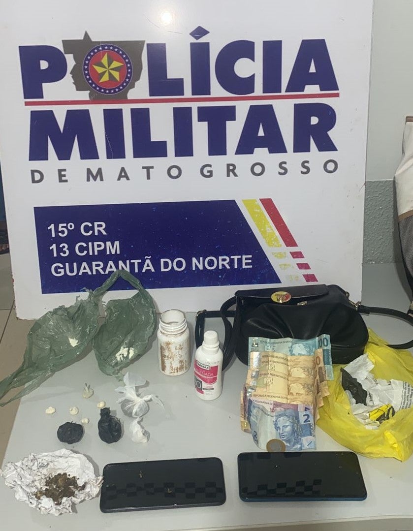 Policia Militar desarticula ponto de droga em Guarantã do Norte