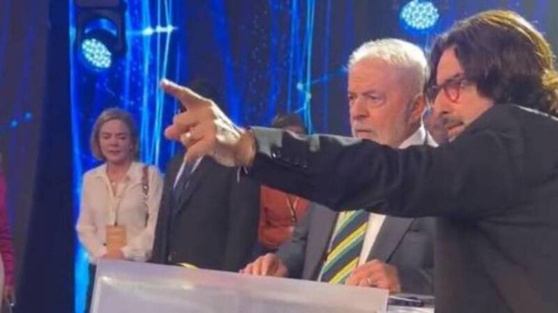 Lula é filmado xingando o próprio fotógrafo antes de debate