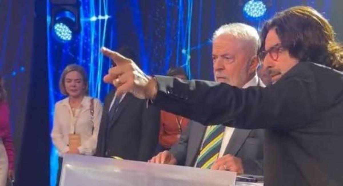 Lula é filmado xingando o próprio fotógrafo antes de debate