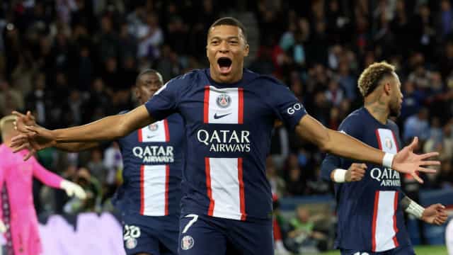 Mbappé sai do banco e garante vitória do Paris Saint-Germain sobre o Nice