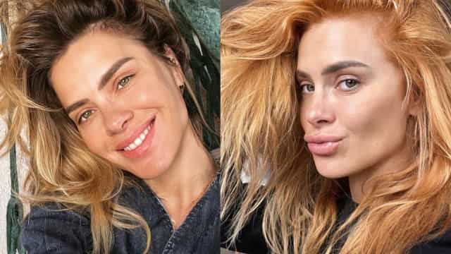 Carolina Dieckmann mostra mudança de visual. "Laranjinha"