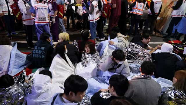 Pelo menos 120 mortos em festa de Halloween ao ar livre na Coreia do Sul