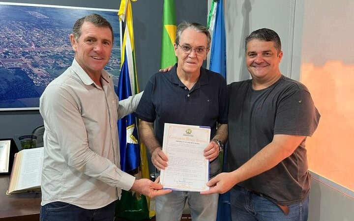 Médico Cardiologista Drº Serafim Domingues Lanzieri recebe Menção Honrosa da Prefeitura de Guarantã do Norte