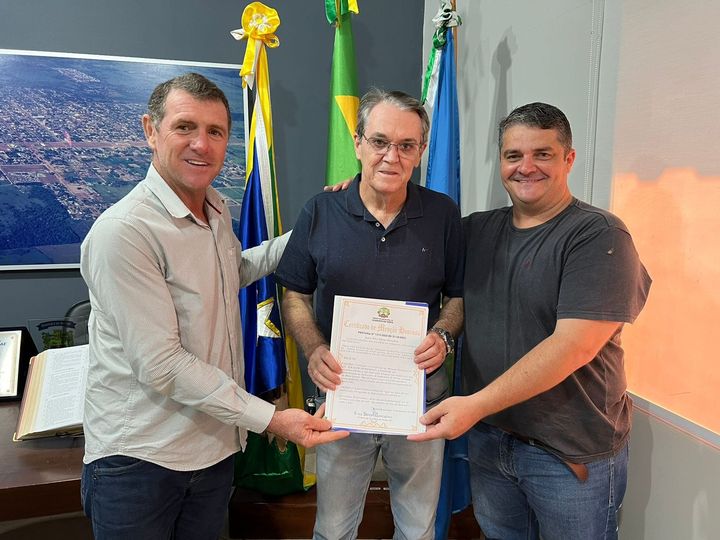 Médico Cardiologista Drº Serafim Domingues Lanzieri recebe Menção Honrosa da Prefeitura de Guarantã do Norte