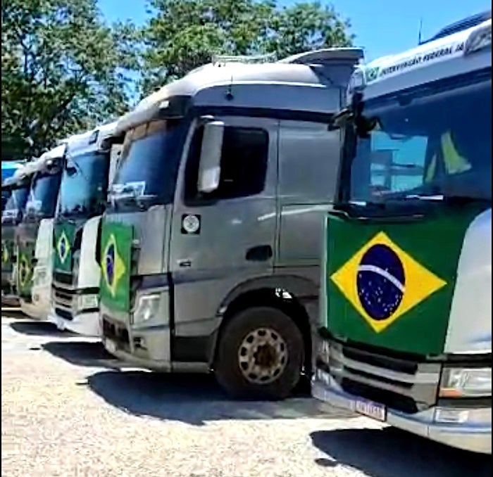 Nortão: começa ‘caminhonaço’ que fará manifesto em frente ao Exército em Cuiabá contra resultado das eleições