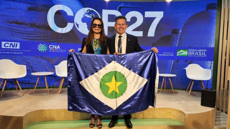Na COP-27, primeira-dama aponta evolução de MT nas pautas de desenvolvimento e sustentabilidade