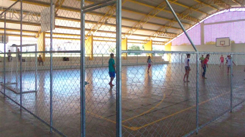 Escola ganhará quadra poliesportiva no Nortão; R$ 1,3 milhão em investimentos