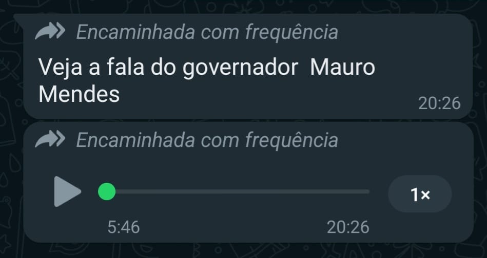 Governo emite nota e diz que Mauro Mendes não enviou áudio sobre supostas fraudes nas eleições