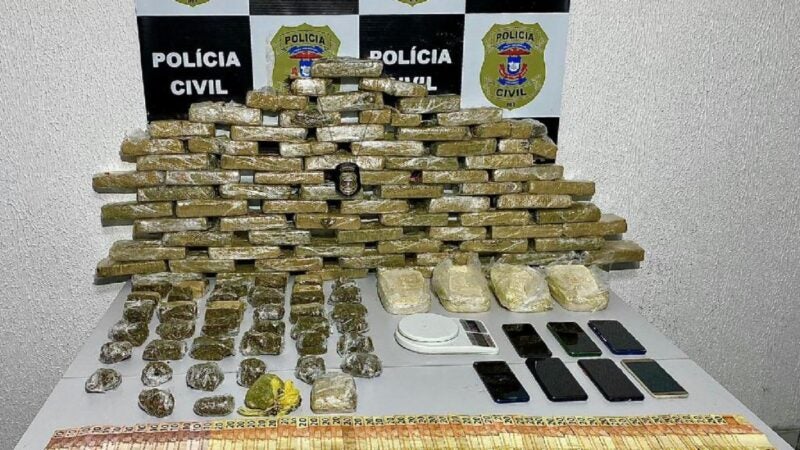 Polícia apreende 41 quilos de droga