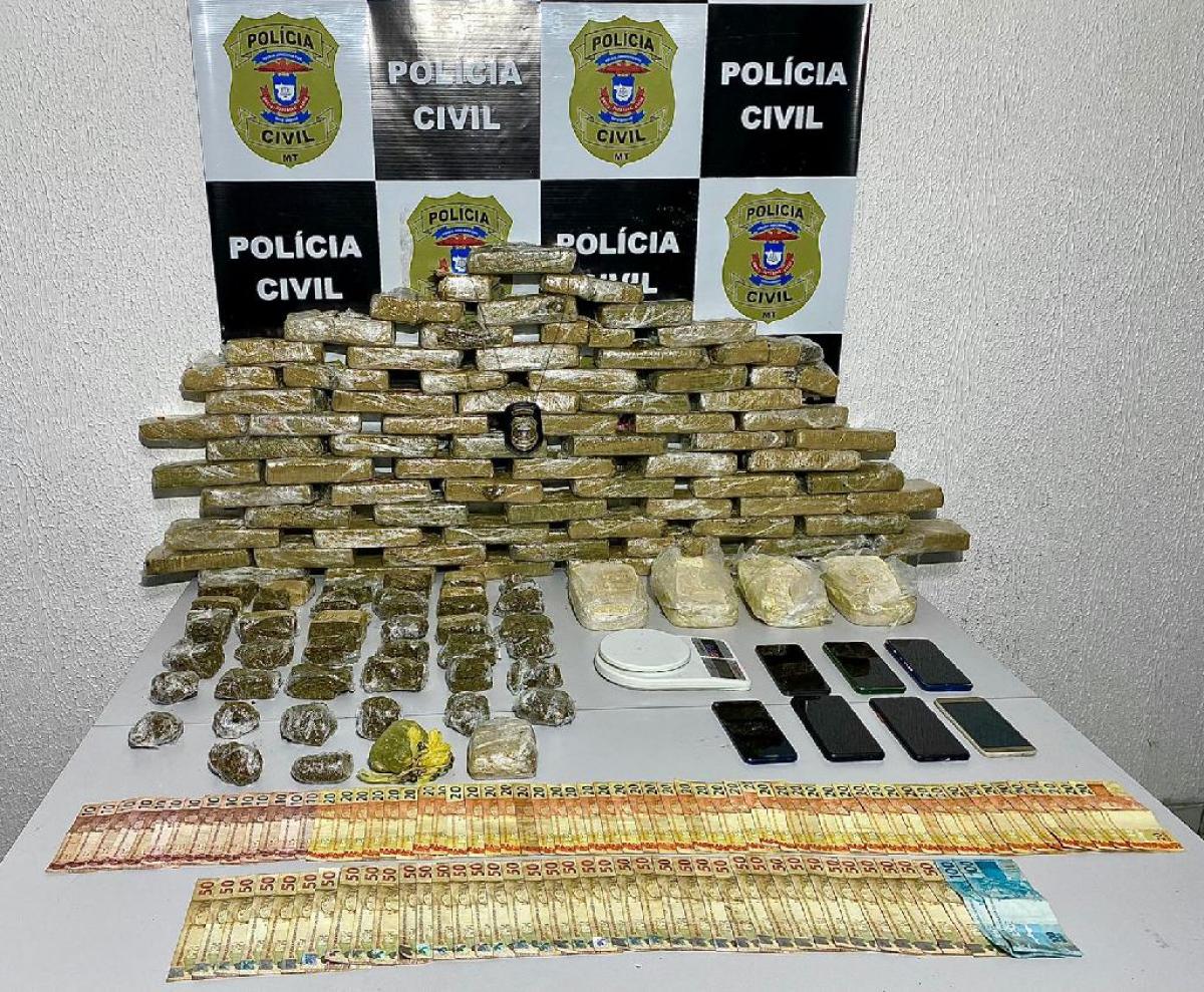 Polícia apreende 41 quilos de droga
