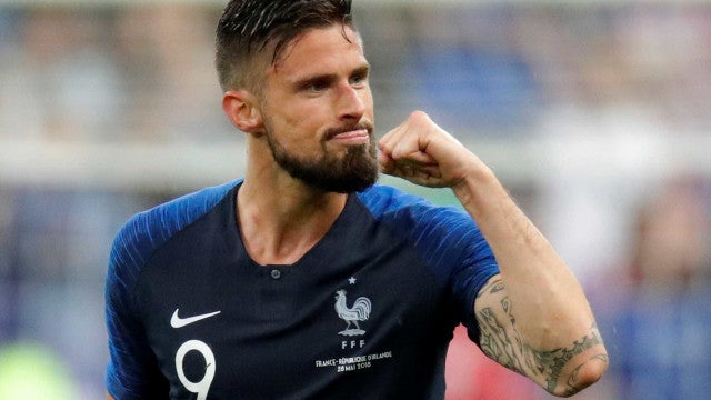 Giroud se iguala a Henry e vira o maior artilheiro da história da França