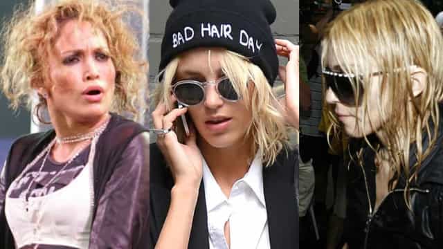 Os piores "bad hair days" dos famosos!