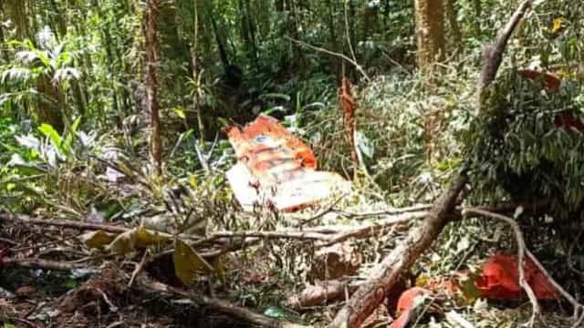 Encontrado avião da FAB; dois tripulantes morreram