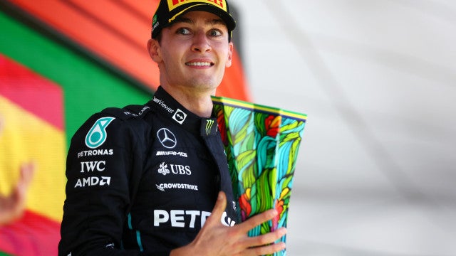 Russell faz dobradinha com Hamilton no GP de São Paulo e fatura 1ª vitória na F-1