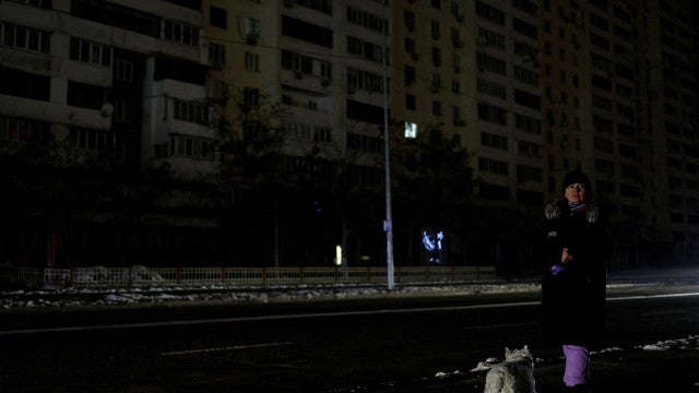 Kiev às escuras. 70% da capital ucraniana sem energia elétrica