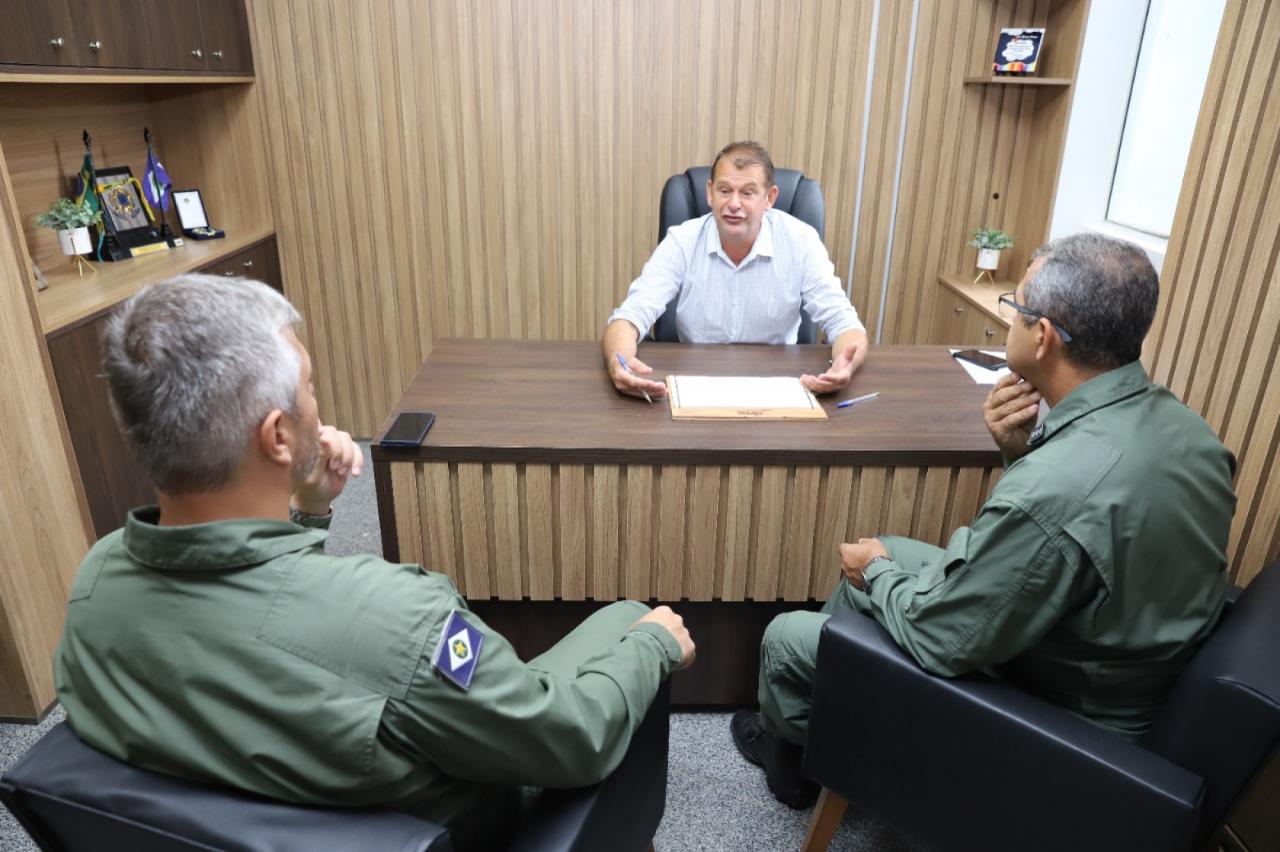 Prefeitura e Ciopaer discutem áreas para instalação de helipontos em Sorriso