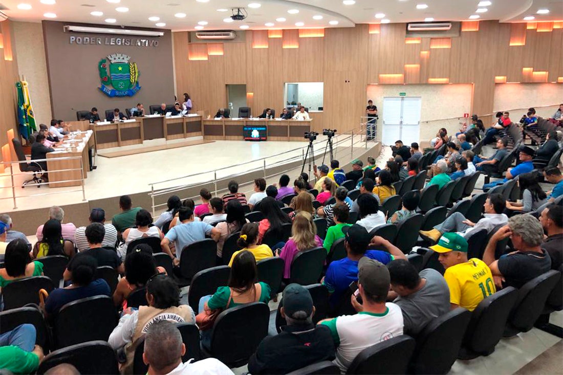 Recesso na câmara municipal de Sinop começa nesta 5ª; primeira sessão será em fevereiro