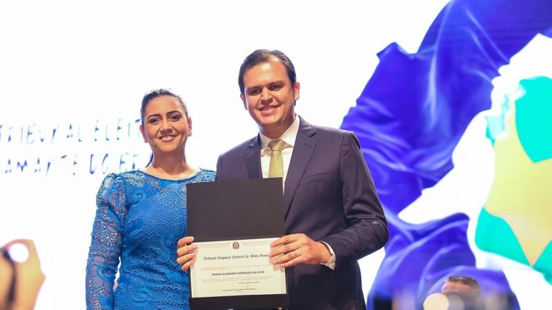 Diplomado, Thiago Silva agradece a confiança da população mato-grossense