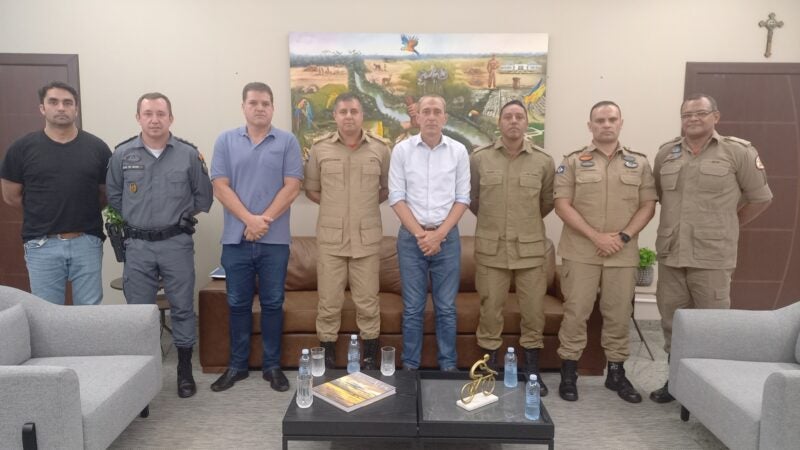 Prefeito e comandante do Corpo de Bombeiros discutem implantação de novo posto em Lucas