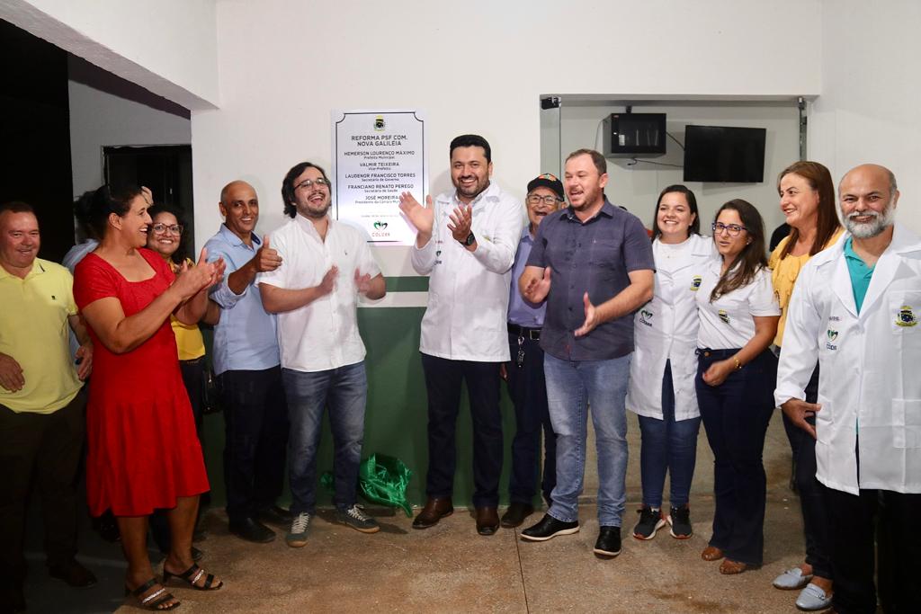 ADMINISTRAÇÃO MUNICIPAL INAUGURA PAVIMENTAÇÃO ASFÁLTICA NA COMUNIDADE NOVA GALILEIA E REVITALIZAÇÃO DO PSF