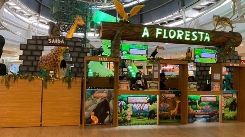 A Floresta: nova atração do shopping promove experiência lúdica e imersiva