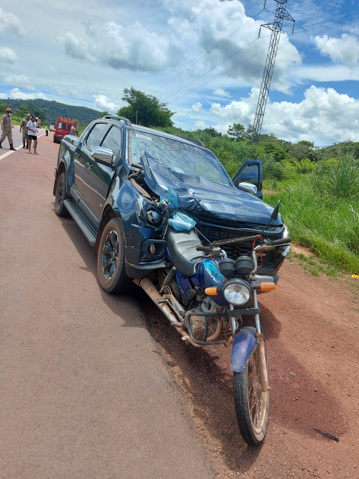 Acidente entre camioneta e mota faz uma vitima fatal em Guarantã do Norte