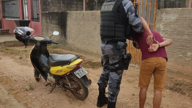 Equipe Raio de Guarantã do Norte prendeu suspeito furtar casa