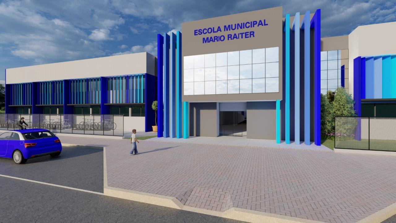 Sorriso: prefeito assina ordem de serviço para construir escola e unidade do CRAS