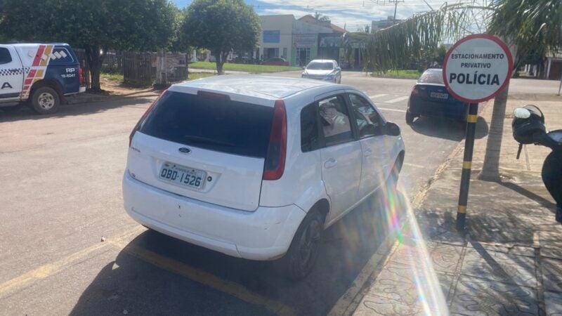 Policia Militar de Guarantã do Norte fez a prisão de homem por ter carro adulterado