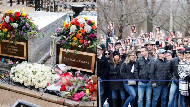 Lisa Marie Presley é enterrada ao lado do filho. As imagens do velório