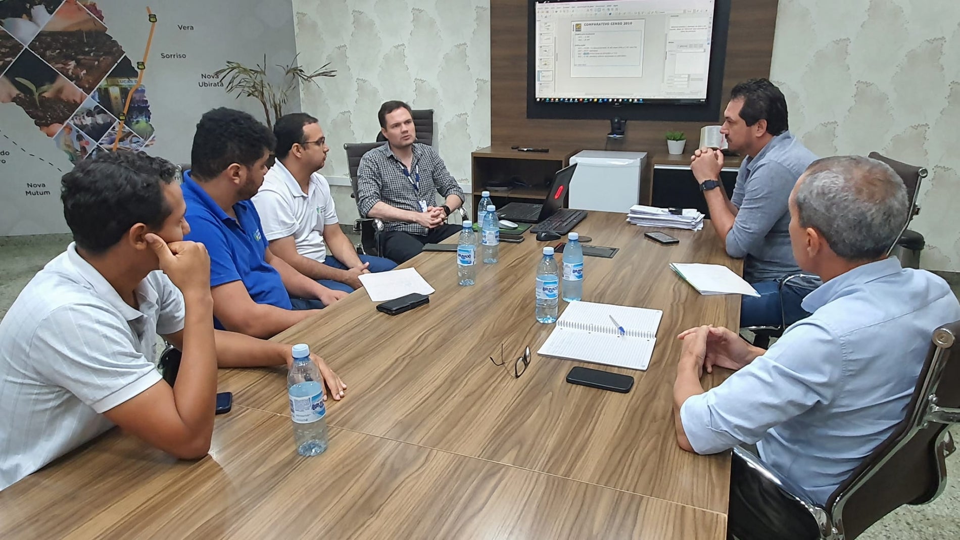 Prefeitura de Lucas do Rio Verde e IBGE discutem estratégias para avançar na contagem populacional