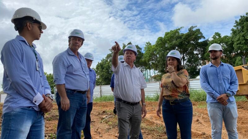 Prefeito vistoria obras de parque botânico que deve ser entregue este ano em Sinop