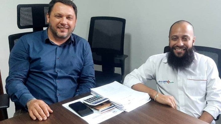 Presidente da Câmara de Vereadores recebeu a visita do empresário do ramo farmacêutico