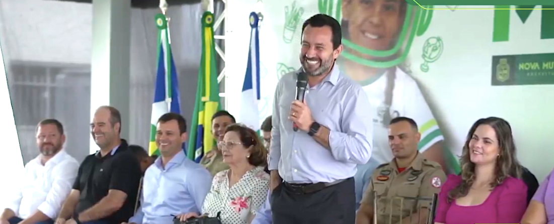 Prefeito inaugura uma das maiores escolas em Nova Mutum onde foram investidos R$ 4,6 milhões