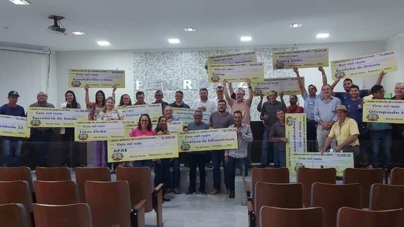 EM SESSÃO SOLENE CÂMARA MUNICIPAL DE GUARANTÃ DO NORTE OFICIALIZA DEVOLUÇÃO DE RECURSOS NÃO UTILIZADOS DO DUODÉCIMO