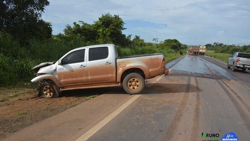 ACIDENTE É REGISTRADO NA BR-163 ENTRE MATUPÁ E GUARANTÃ DO NORTE
